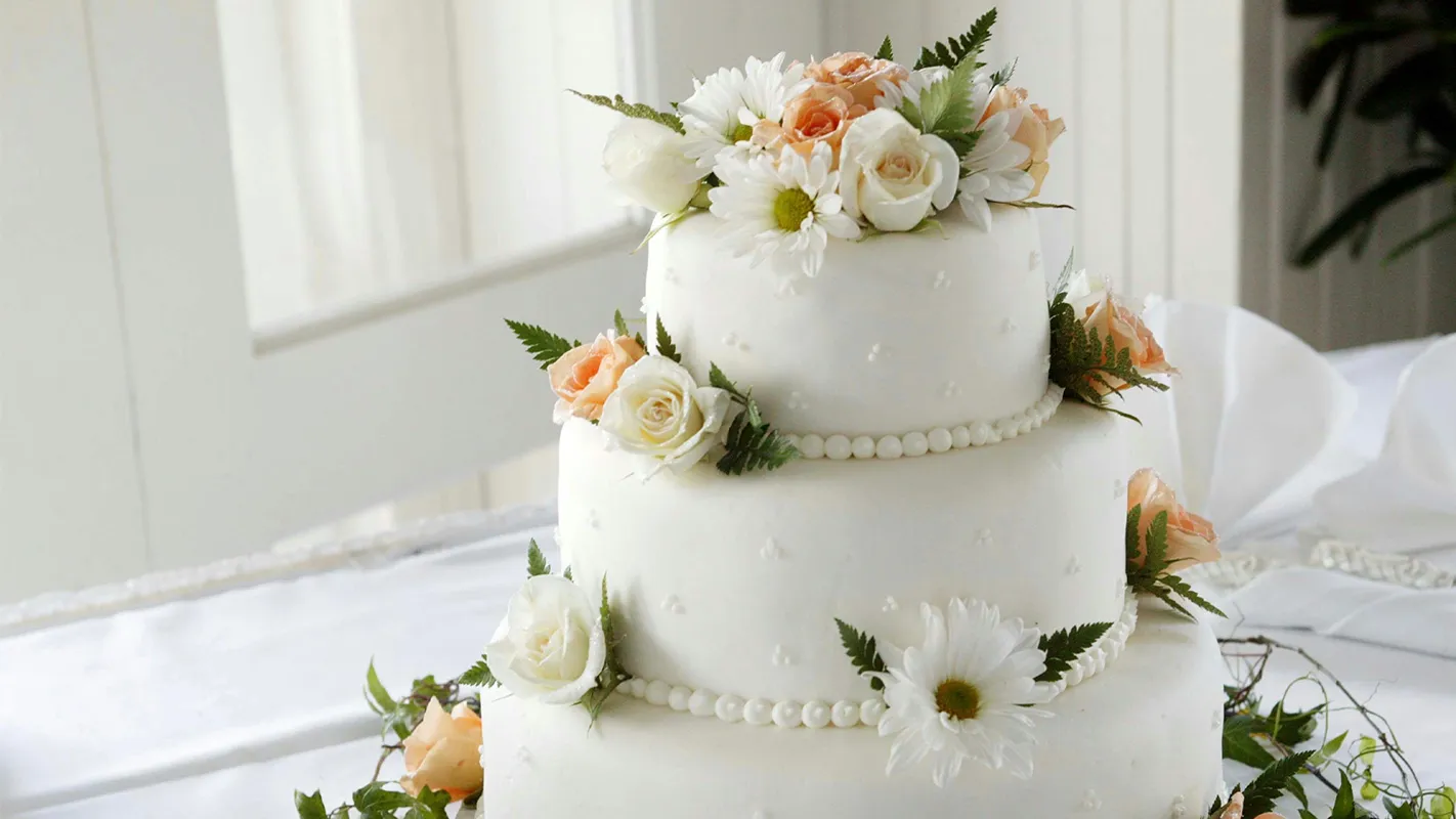 White Wedding Cake